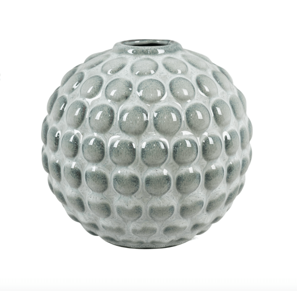 OtherStuff vase Keramik Vase i keramik, rund, blå otherstuff