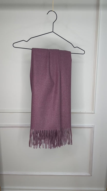 Sjal i 100% Viscose - Ametyst (Str. 180x80 cm)