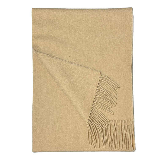 Uldplaiden Tørklæder og sjaler Halstørklæde i 100% Merinould - Creme (30 x 180 cm) otherstuff