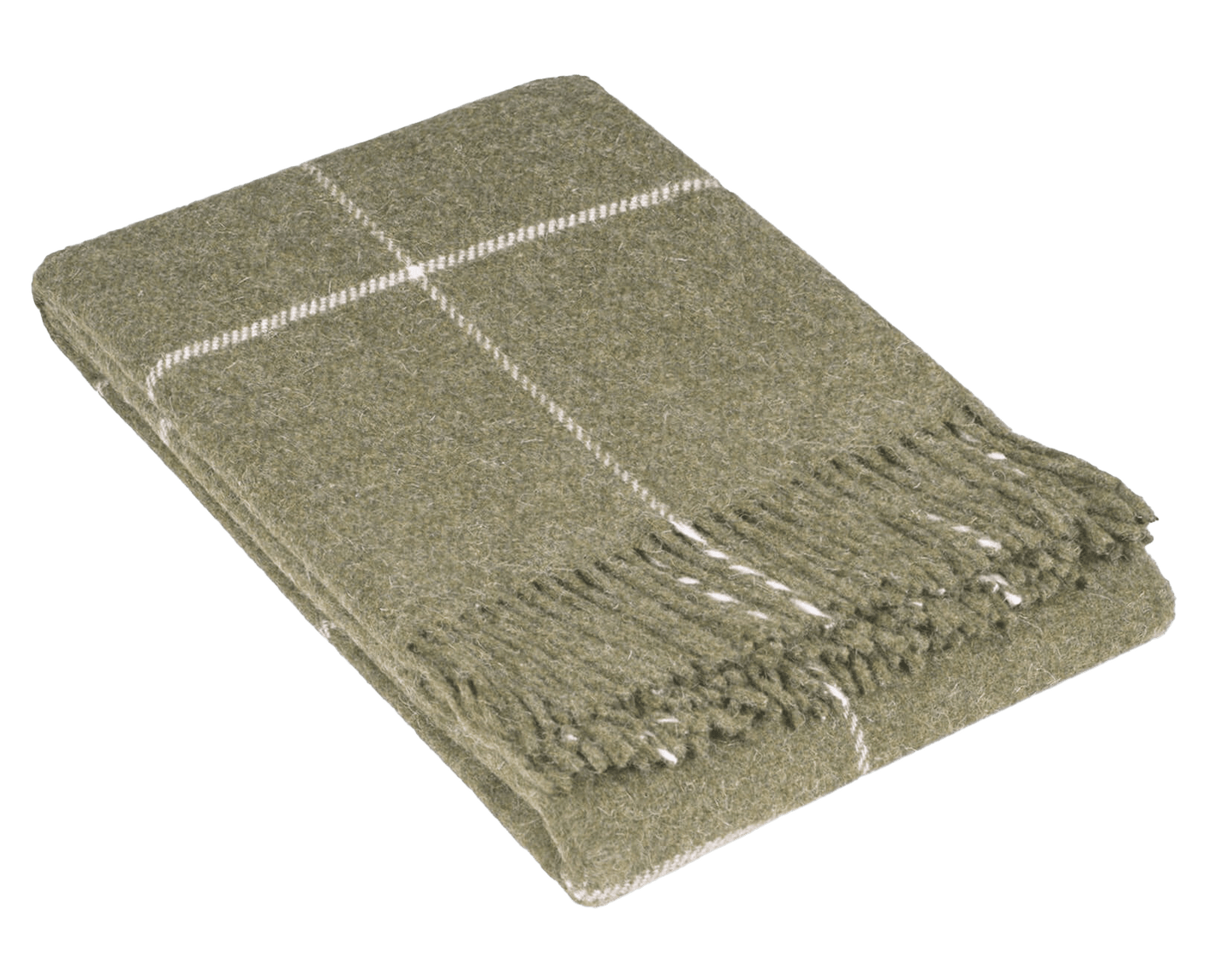 Uldplaiden Uldplaid Uldplaid i 100% uld - Natur Tern (140x200 cm) otherstuff