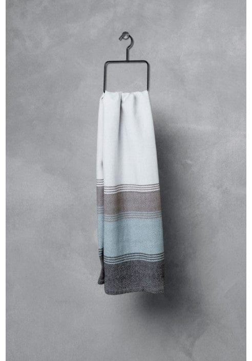 VIIL håndklæde 40x100 cm Badehåndklæde - VIIL, AIM, sort/blå/brun/grå 5713931010424 otherstuff