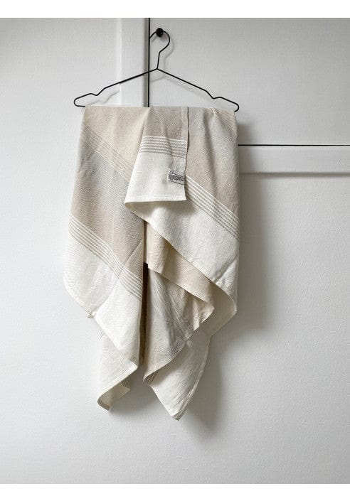 VIIL håndklæde 95x180 cm Håndklæde - VIIL, AIM, beige/gul/grå/off white otherstuff