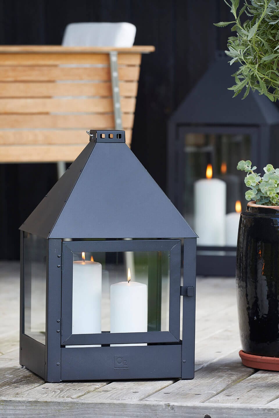 A2 Living Black Mega Quadro Lantern 5714045000691 otherstuff