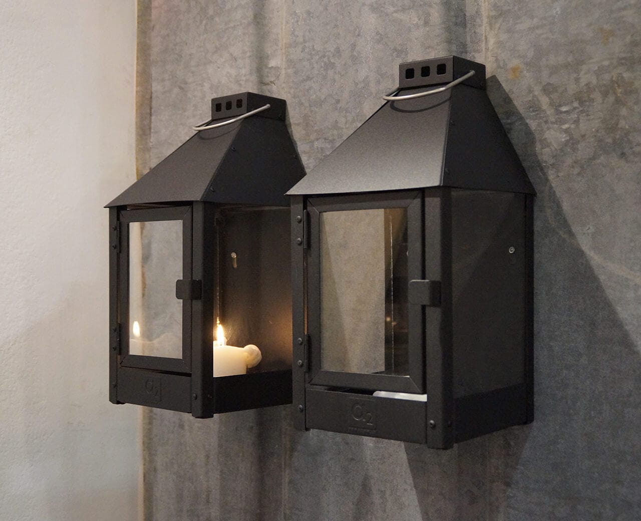 A2 Living Black Mini Wall Lantern 5714045000714 otherstuff