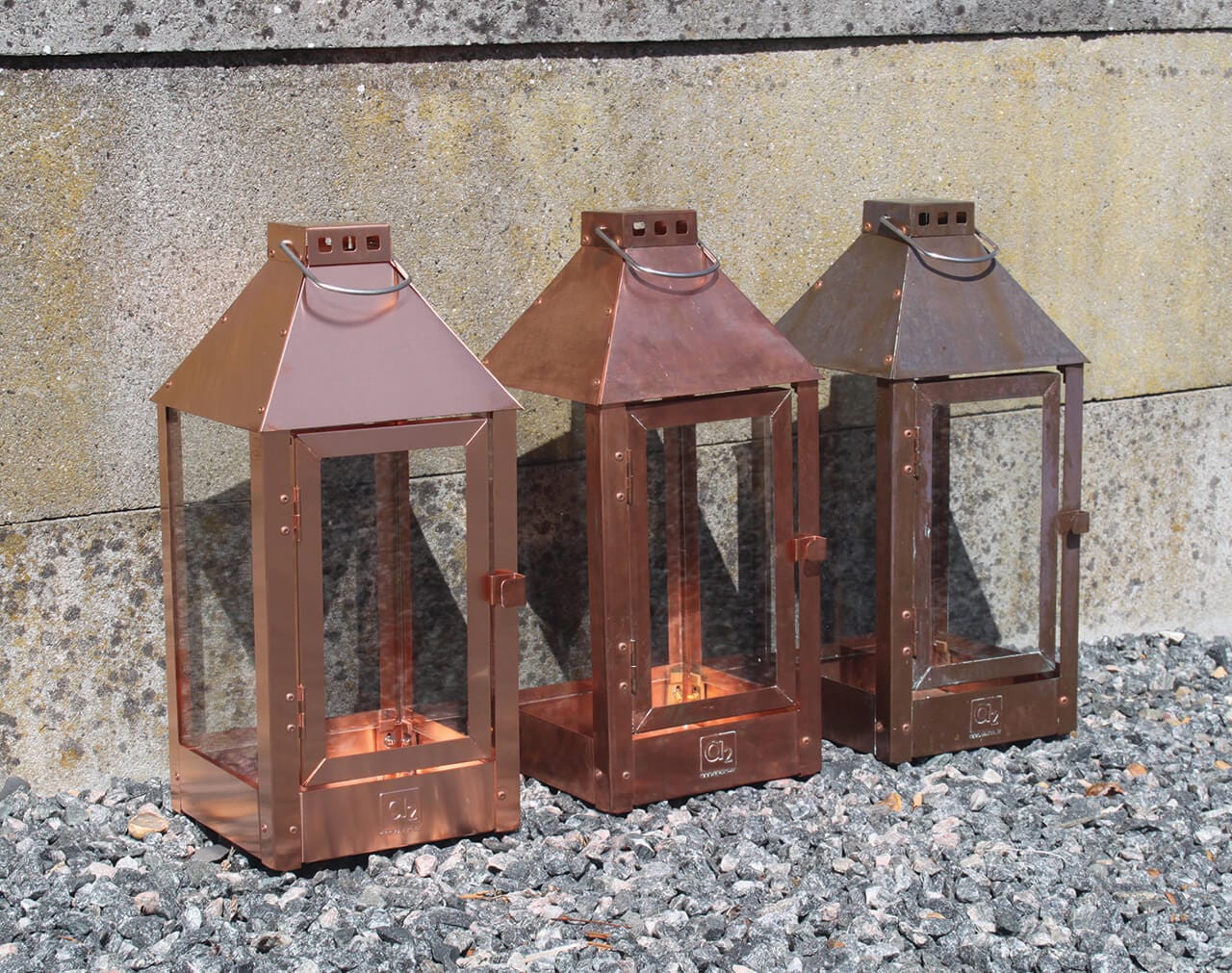 A2 Living Copper Midi Lantern 5714045000882 otherstuff