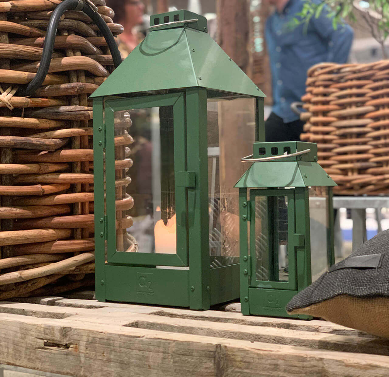 A2 Living Olive Green Micro Small Lantern 5714045004897 otherstuff