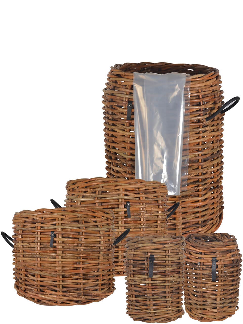 A2 Living Round Rattan Basket (set w. 5 pcs. / 3 sz.) 5714045006136 otherstuff