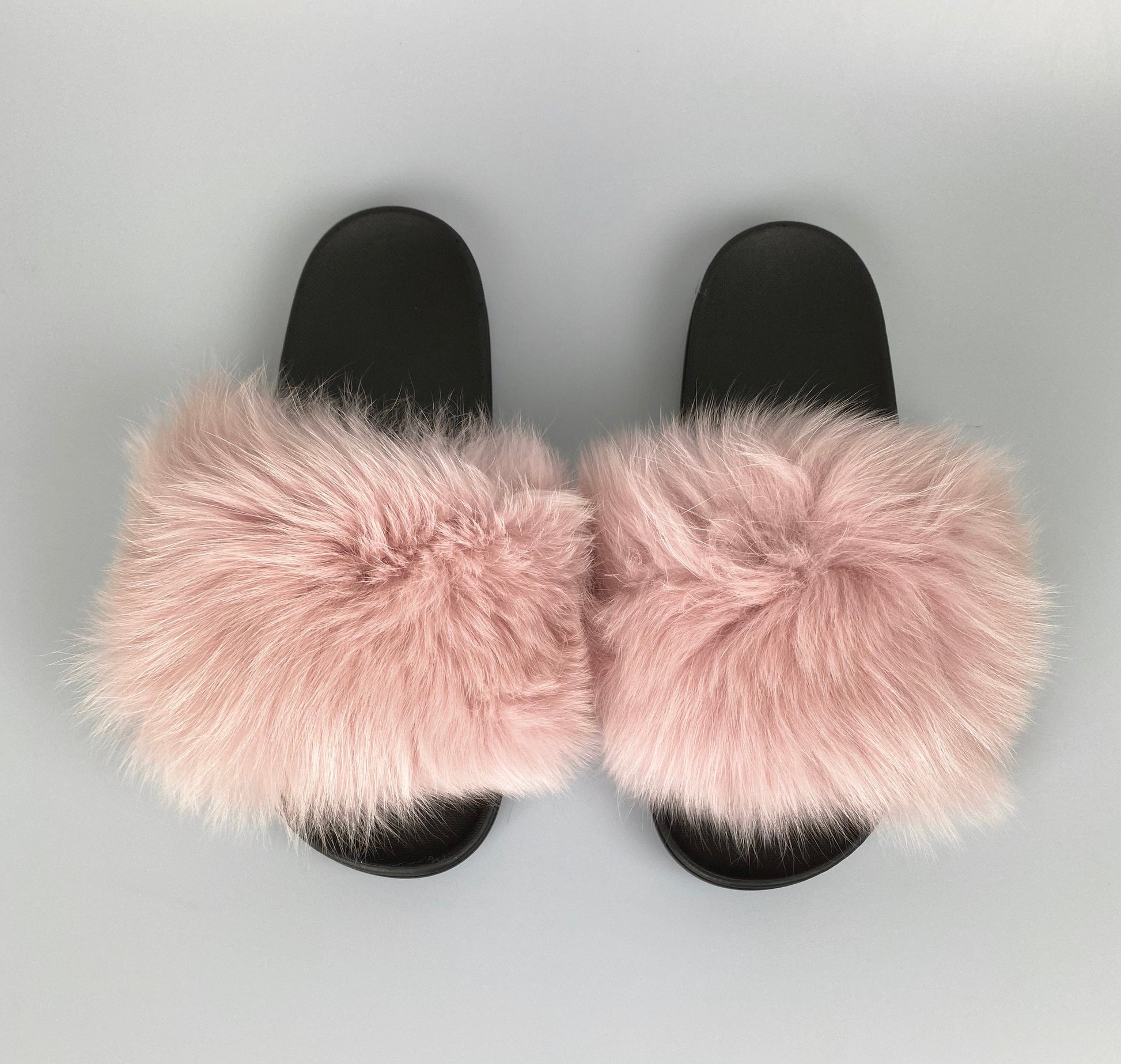 knoglebrud betyder Besættelse Pels slippers, Faux fur - Gammel rosa – OtherStuff