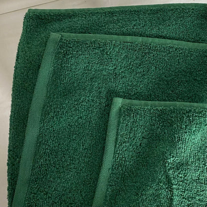 Håndklædepakke - 6 dele, mørkegrøn fra Otherstuff.dk