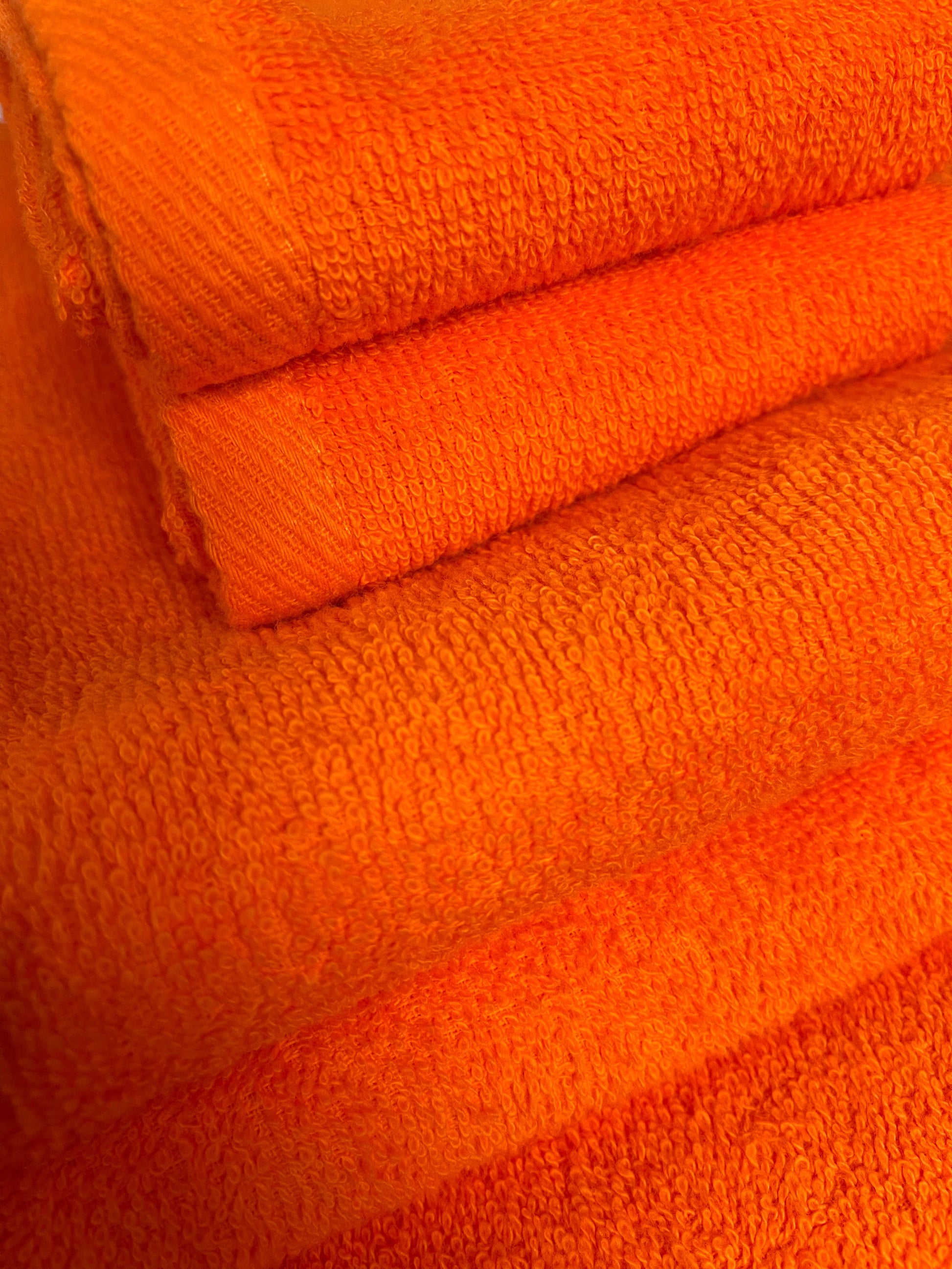 Håndklædepakke, 6 dele - Orange - billede tæt på