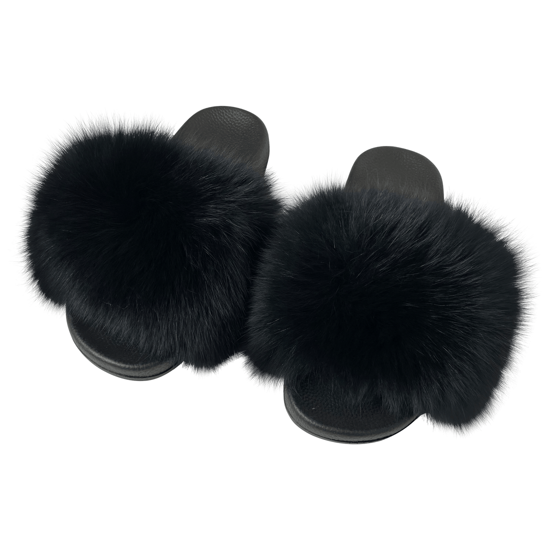 Pels Slippers - Ny Sæson Sort