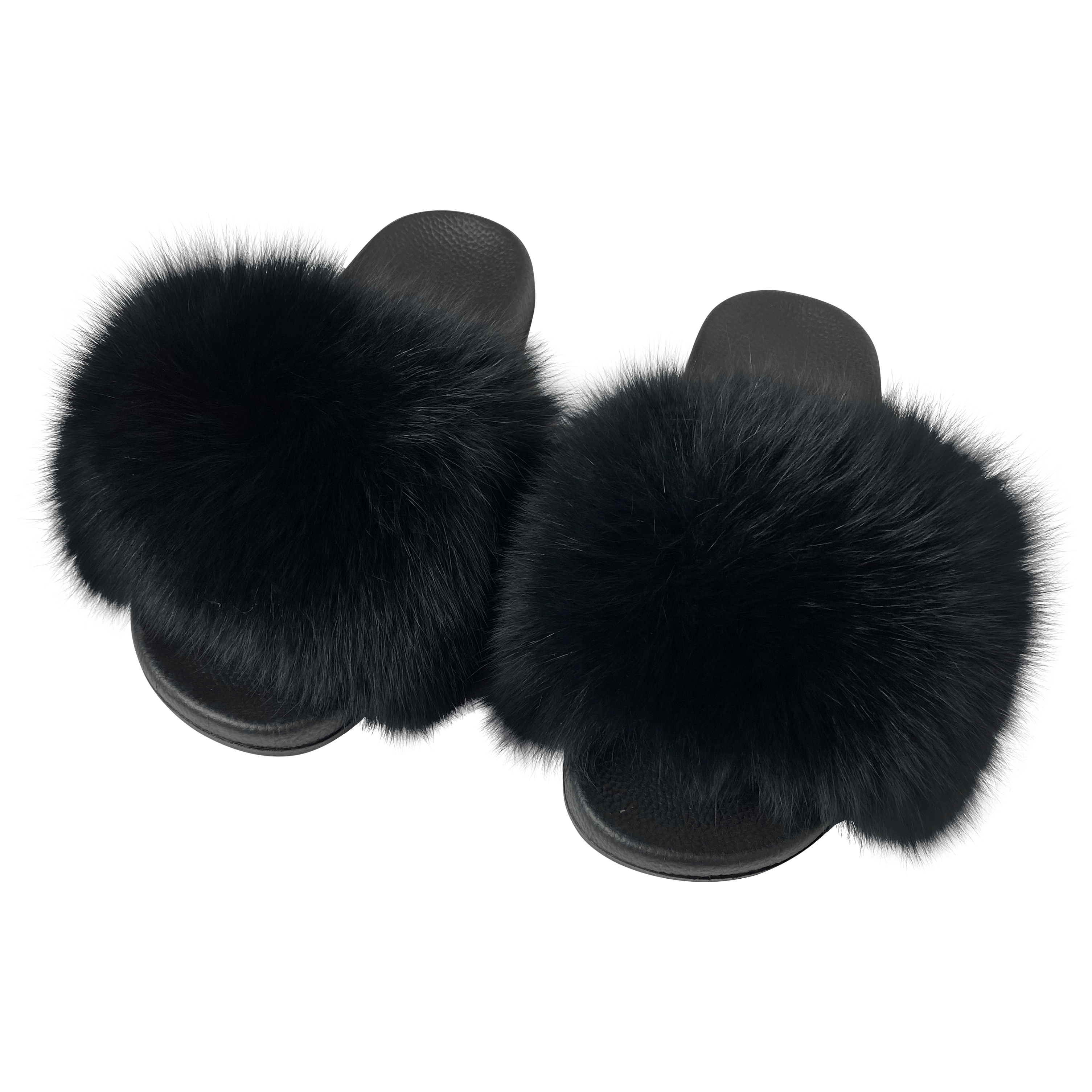 Pels Slippers - Ny Sæson Sort
