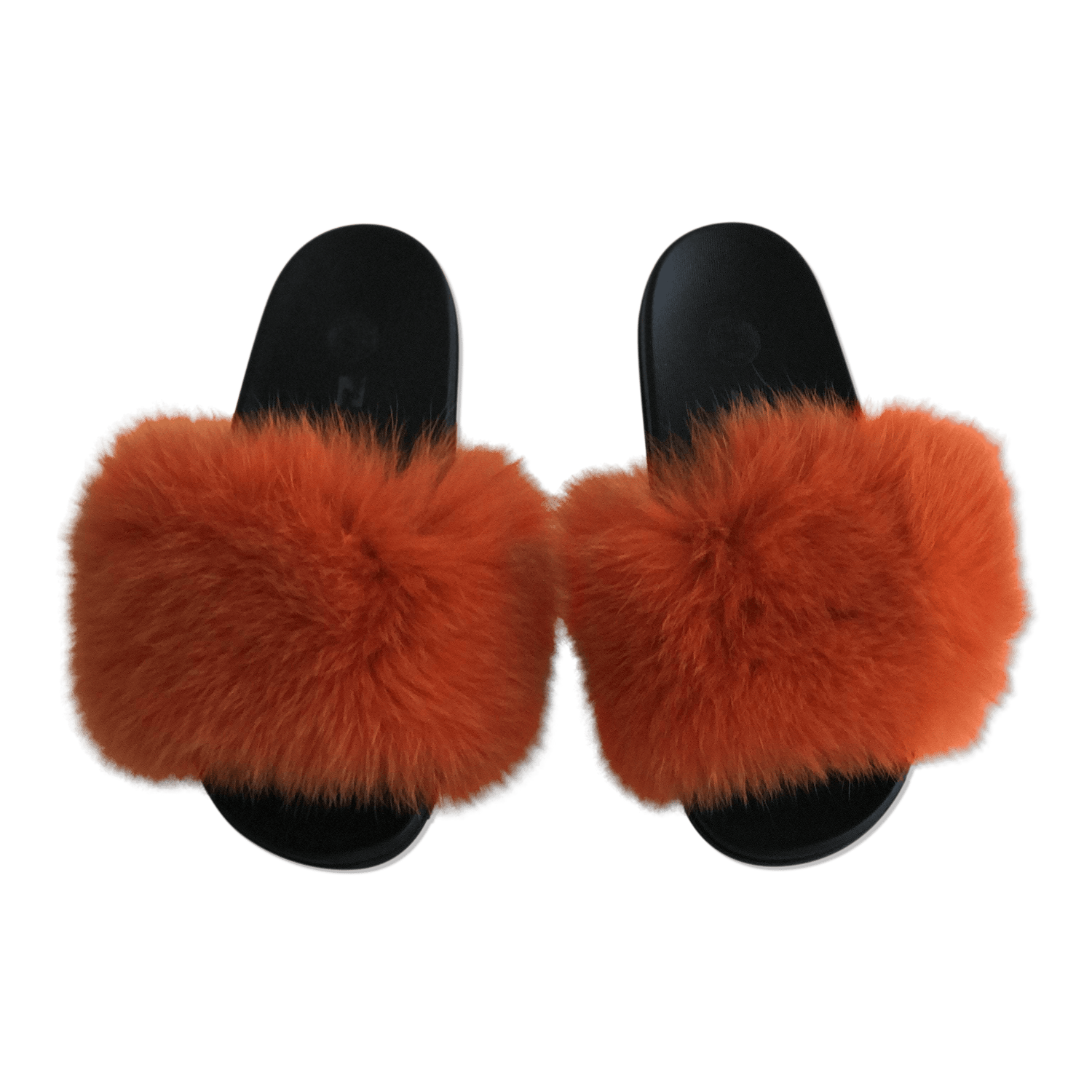 Pels Slippers - Orange 