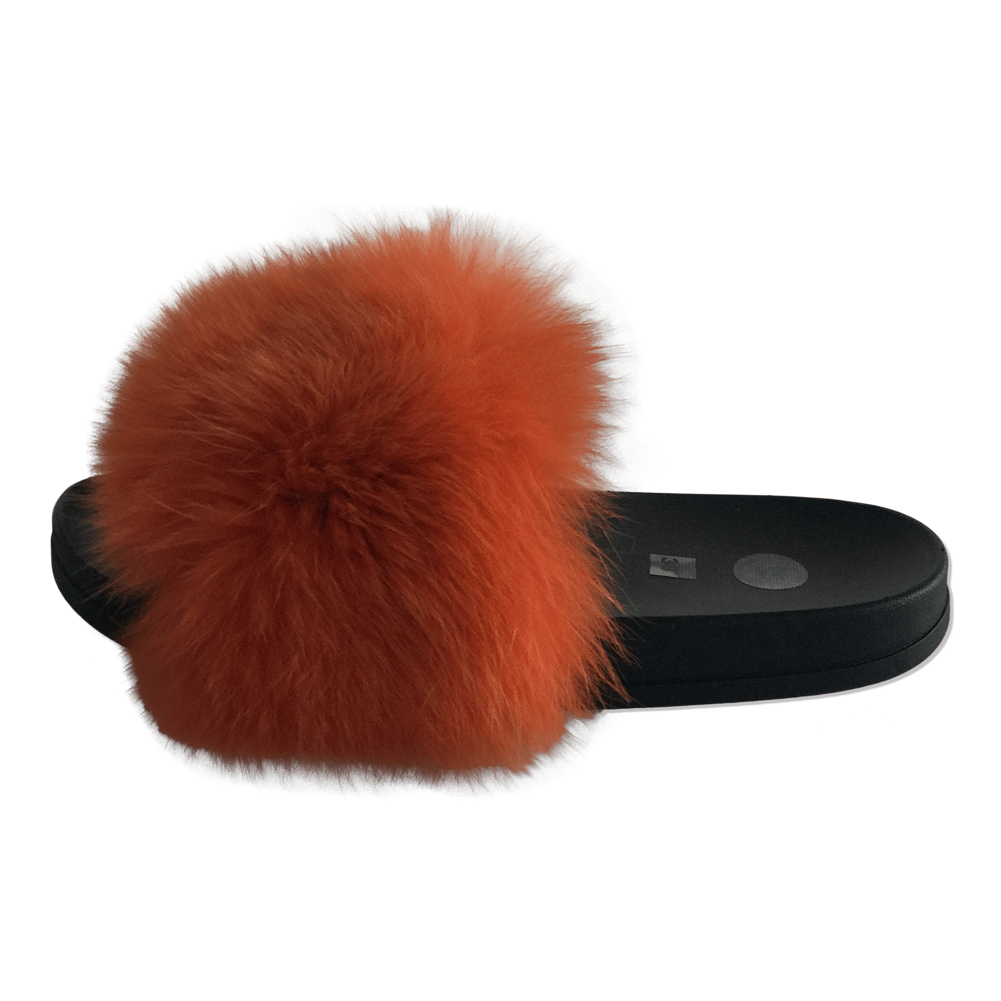 føle Shipley tweet Slippers med orange faux fur – OtherStuff