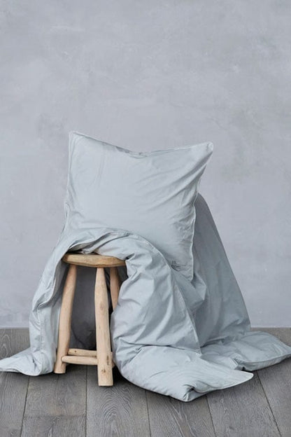 Lys grå sengetøj økologisk bomuld MEI